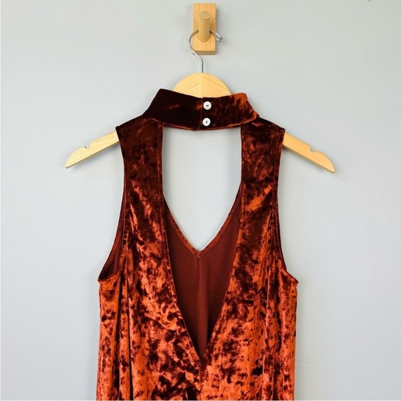 Show Me Your MuMu Crushed Velvet Friday Choker Dress - Picture 9 of 9